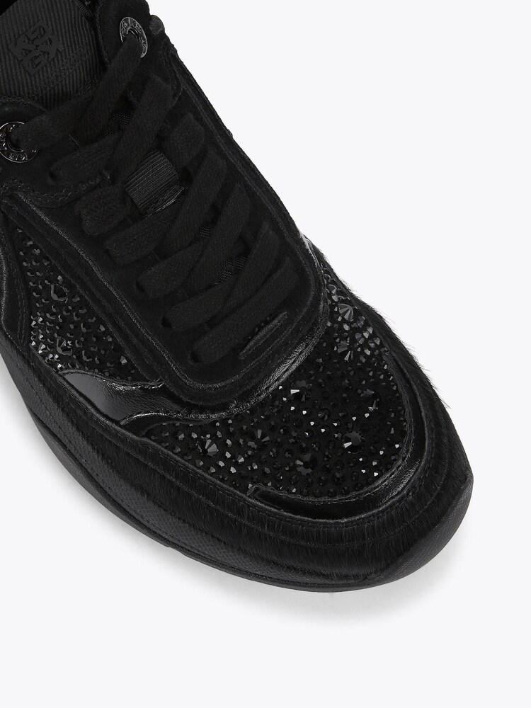 KG Kurt Geiger Black Luxe Gem Trainers - Image 4 of 4
