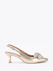 zlata (barva); zlato - Čevlji s pentljo KG Kurt Geiger Gem - Slika 1 iz 4