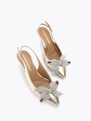 zlata (barva); zlato - Čevlji s pentljo KG Kurt Geiger Gem - Slika 2 iz 4