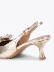 zlata (barva); zlato - Čevlji s pentljo KG Kurt Geiger Gem - Slika 3 iz 4
