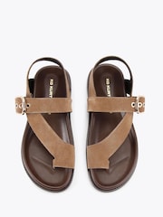 KG Kurt Geiger Rhyan Brown Sandals - Image 2 of 4