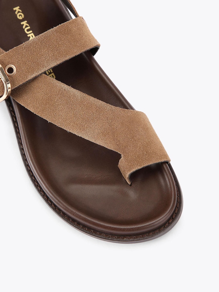 KG Kurt Geiger Rhyan Brown Sandals - Image 4 of 4