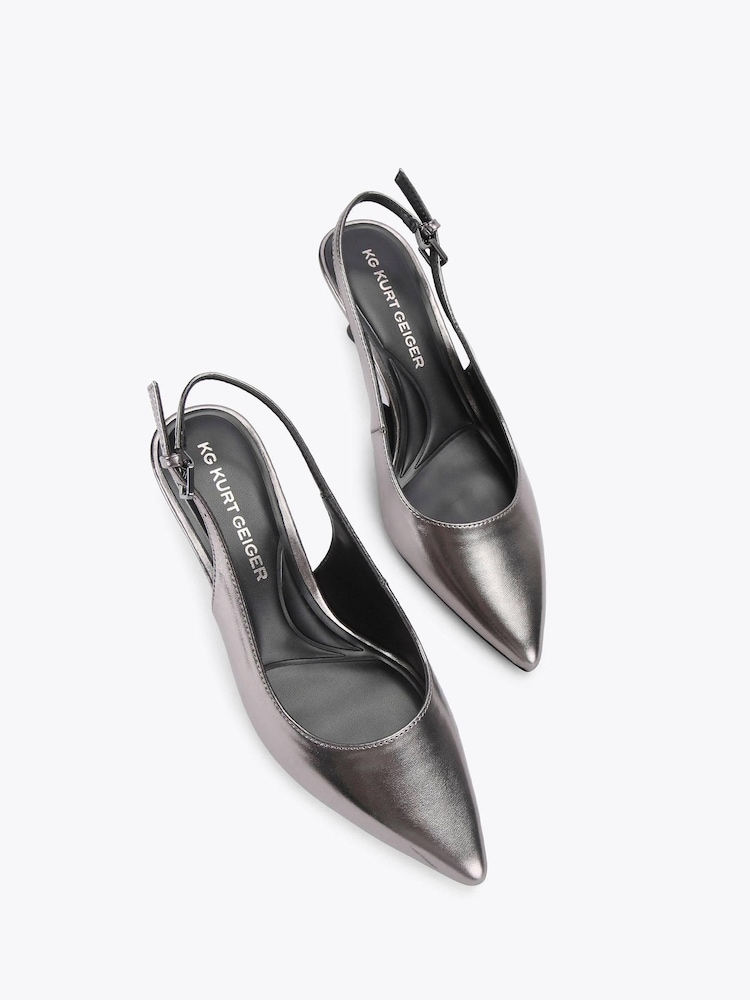 KG Kurt Geiger Silver Shoes - Image 2 of 4 KG Kurt Geiger Silver Shoes - Image 2 of 4