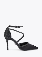 Carvela Black Venezia Court Sandals - Image 1 of 4