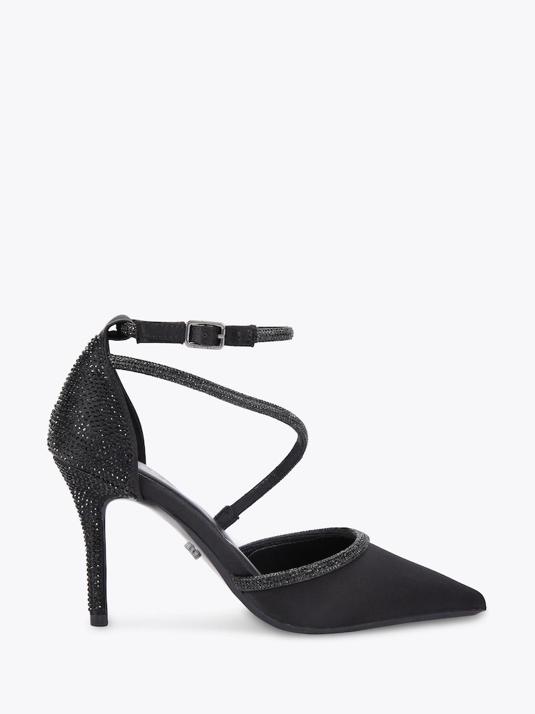 Carvela Black Venezia Court Sandals - Image 1 of 4