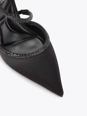 Carvela Black Venezia Court Sandals - Image 4 of 4