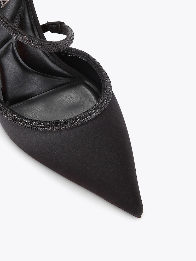 Carvela Black Venezia Court Sandals - Image 4 of 4