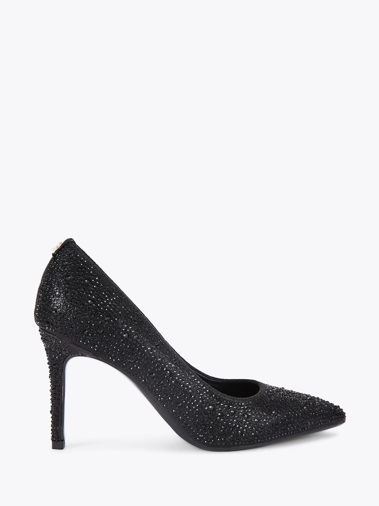 Carvela Black Heatseal Court Shoes - Image 1 of 4 Carvela Black Heatseal Court Shoes - Image 1 of 4