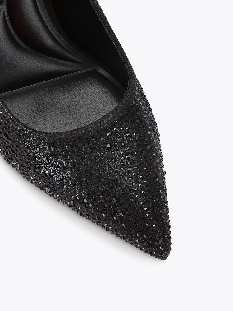 Carvela Black Heatseal Court Shoes - Image 4 of 4 Carvela Black Heatseal Court Shoes - Image 4 of 4