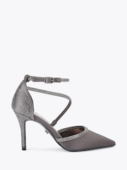 Carvela Grey Venezia Court Sandals - Image 1 of 4