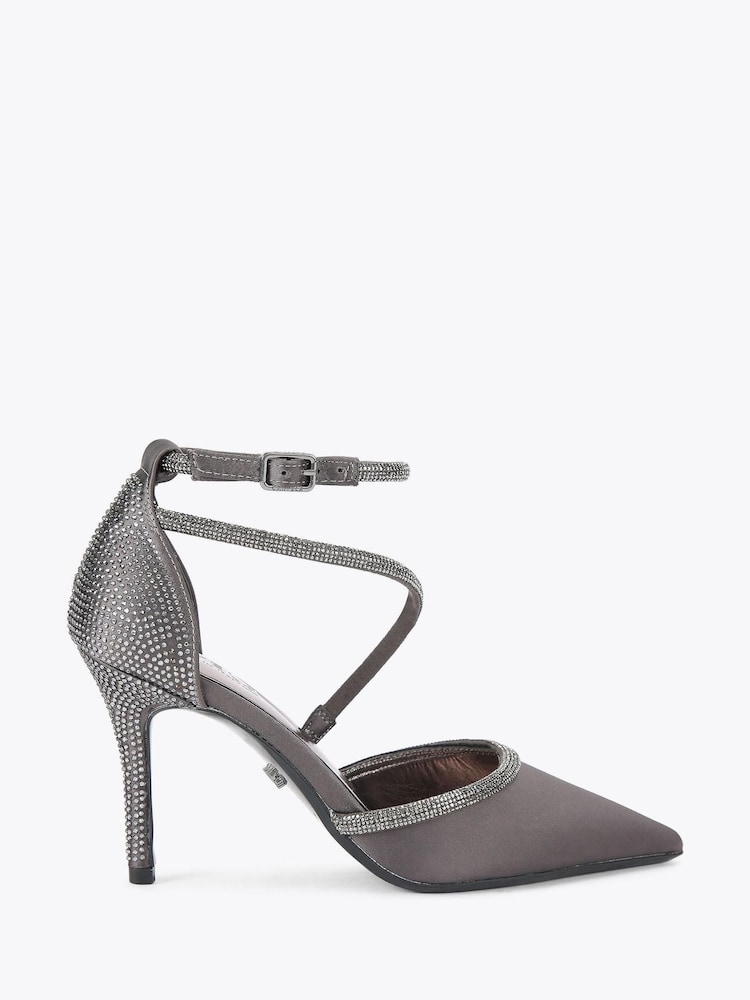 Carvela Grey Venezia Court Sandals - Image 1 of 4