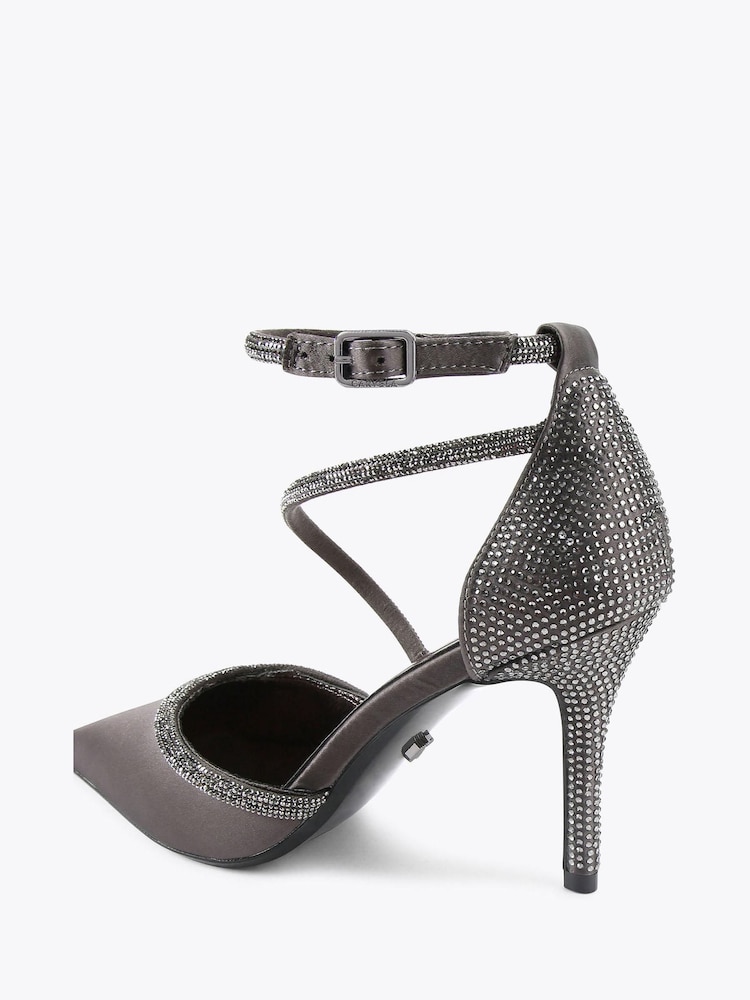 Carvela Grey Venezia Court Sandals - Image 2 of 4