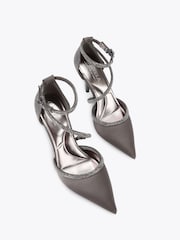 Carvela Grey Venezia Court Sandals - Image 3 of 4