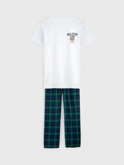 Personalised Sl Pumpkin Halloween Pyjamas By Stitchstyle - Image 1 of 6