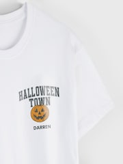 Personalised Sl Pumpkin Halloween Pyjamas By Stitchstyle - Image 3 of 6