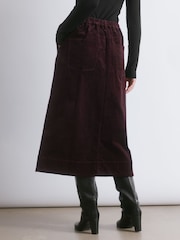 Albaray Red Cord A Line Skirt - Image 2 of 5