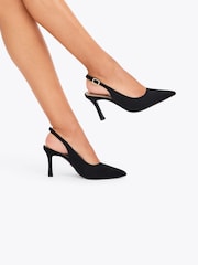 Carvela Black Corletta Sling Wide Fit Shoes - Image 1 of 5