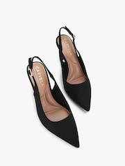 Carvela Black Corletta Sling Wide Fit Shoes - Image 3 of 5