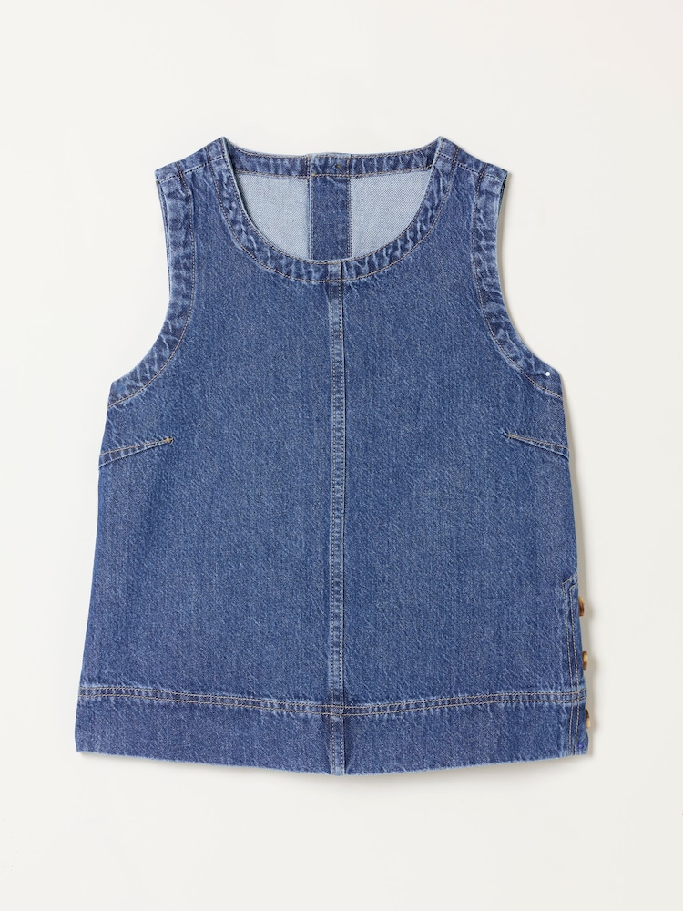 FatFace Dara Denim Blouse - Image 6 of 6