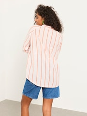 FatFace Bessie Pink Stripe Shirt - Image 2 of 6