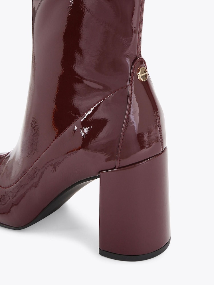 Carvela Red Willow Patent Ankle Boots - Image 5 of 5 Carvela Red Willow Patent Ankle Boots - Image 5 of 5