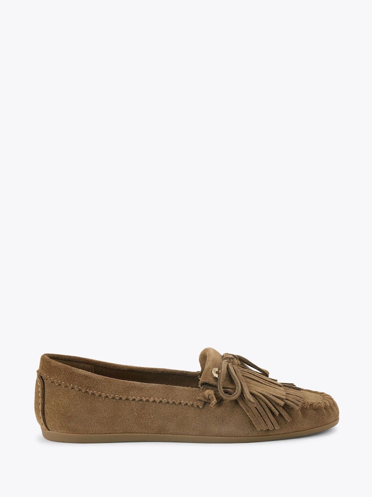 Carvela Brown Carvela Cream Nila Loafer Shoes - Image 1 of 4 Carvela Brown Carvela Cream Nila Loafer Shoes - Image 1 of 4