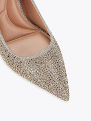 Dourado - Carvela Heatseal Court Shoes - Imagem 4 de 4