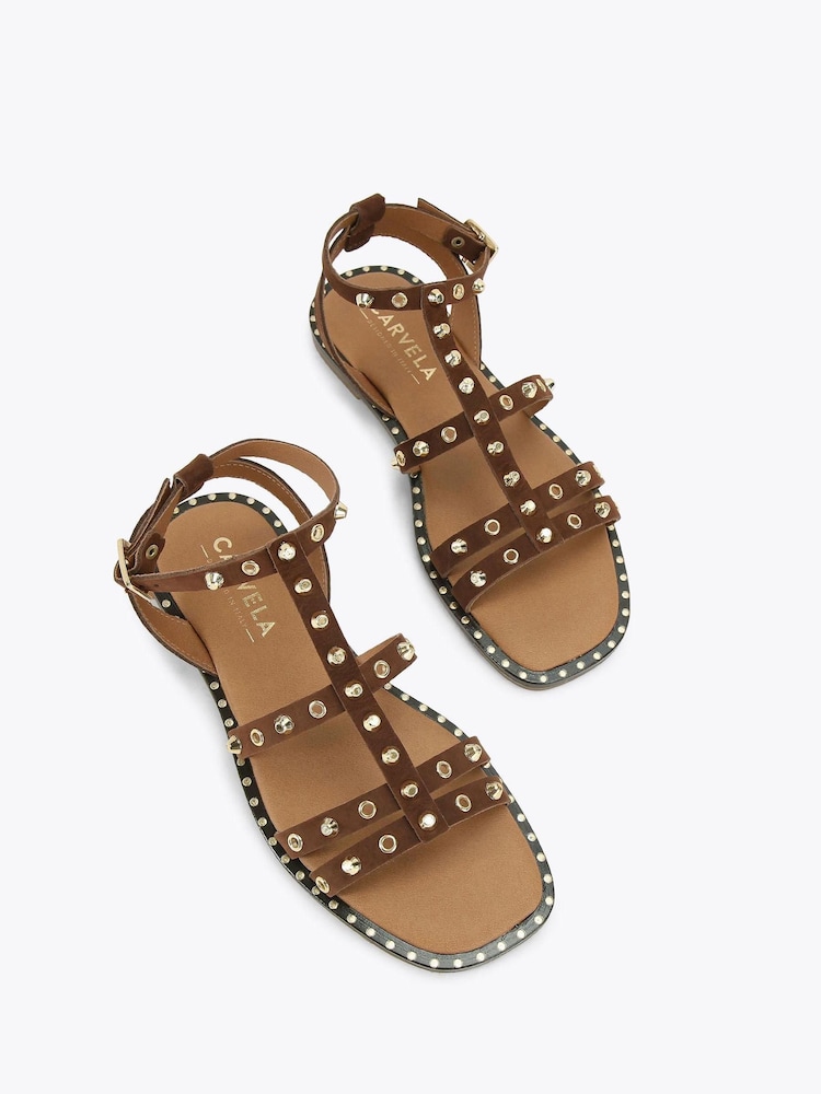 Carvela Alia Brown Sandals - Image 2 of 4 Carvela Alia Brown Sandals - Image 2 of 4