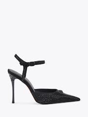 Kurt Geiger London Blue Eagle Point Ankle Strap Shoes - Image 1 of 4