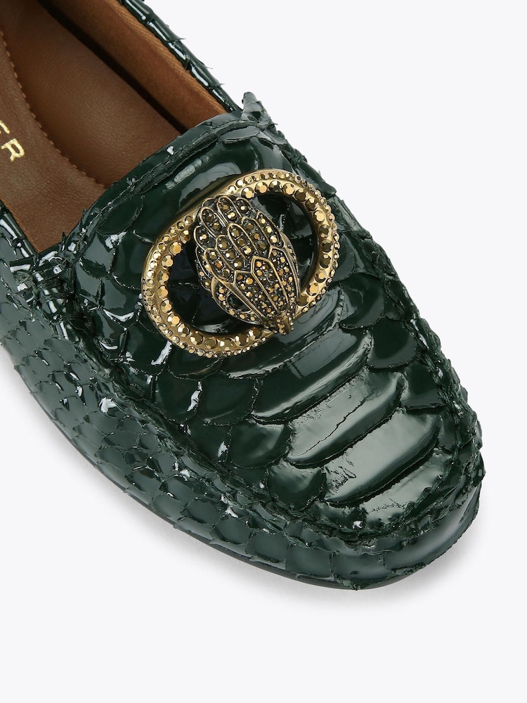 Kurt Geiger London Gold Chelsea Moccasin Pumps - Image 4 of 4 Kurt Geiger London Gold Chelsea Moccasin Pumps - Image 4 of 4