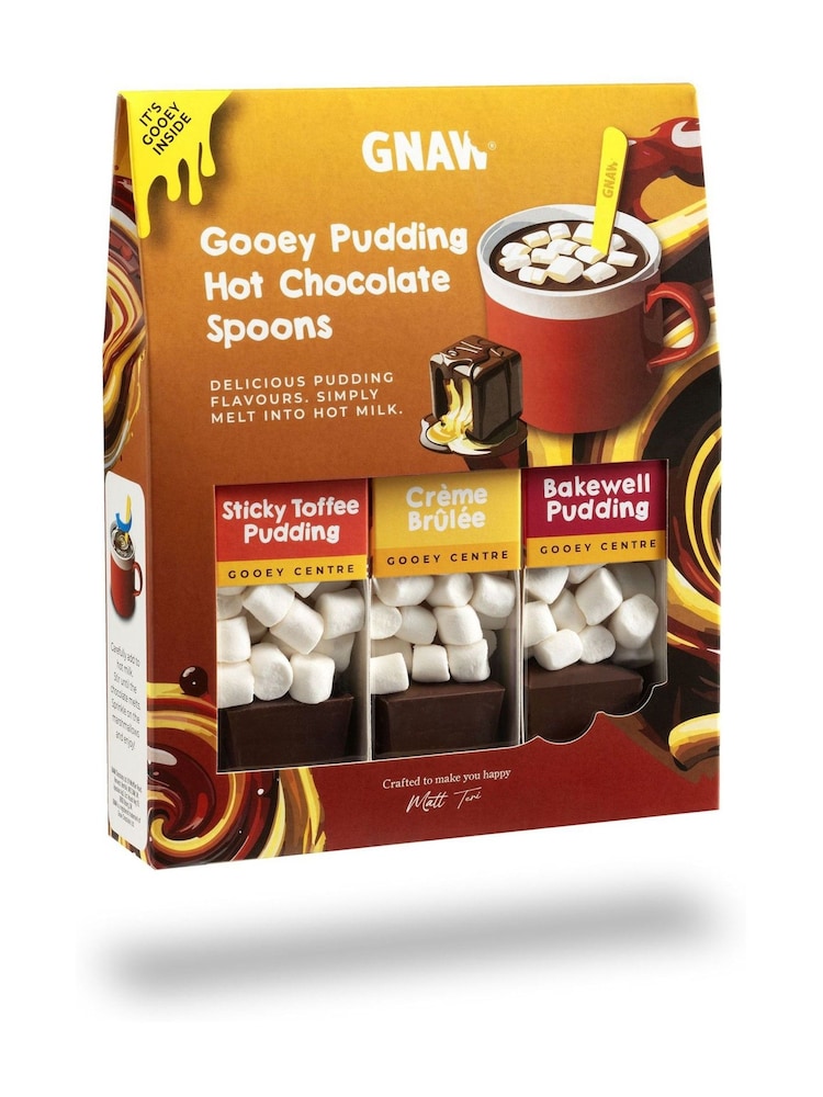 Gnaw Gooey Pudding Hot Chocolate Spoon Gift Set - Image 2 of 3