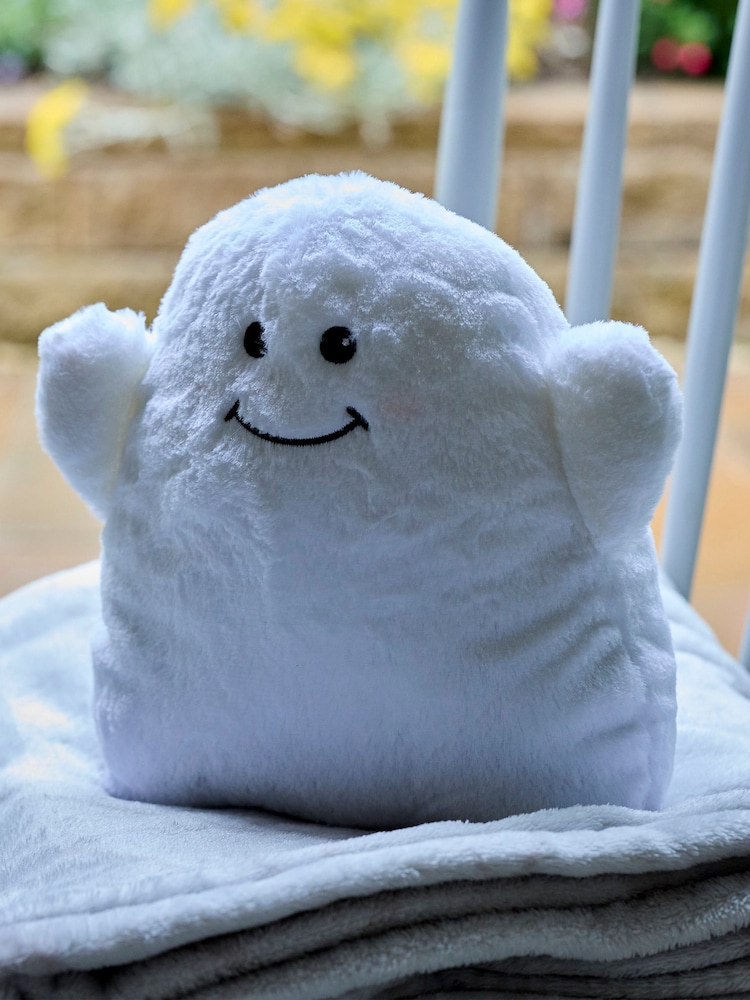 Warmies White Large Ghost Fully Heatable Plush Toy - Image 2 of 4 Warmies White Large Ghost Fully Heatable Plush Toy - Image 2 of 4