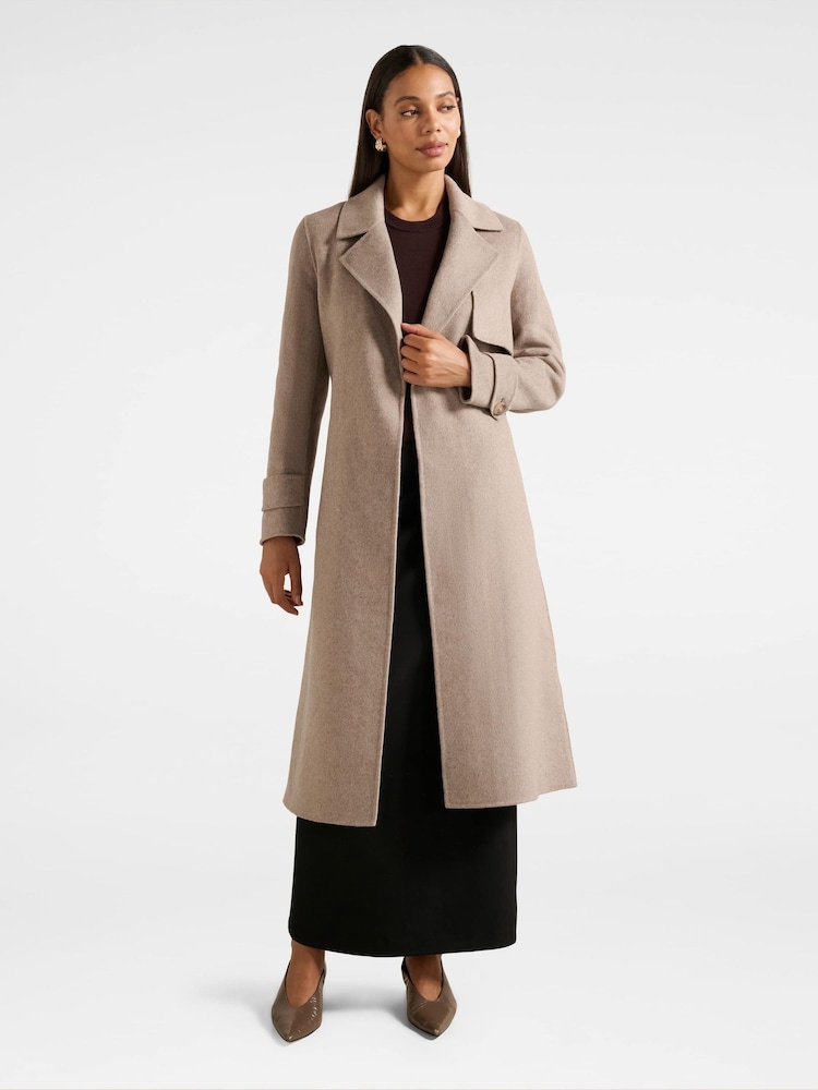 Forever New Natural Elise Felled Trench Coat - Image 1 of 5 Forever New Natural Elise Felled Trench Coat - Image 1 of 5