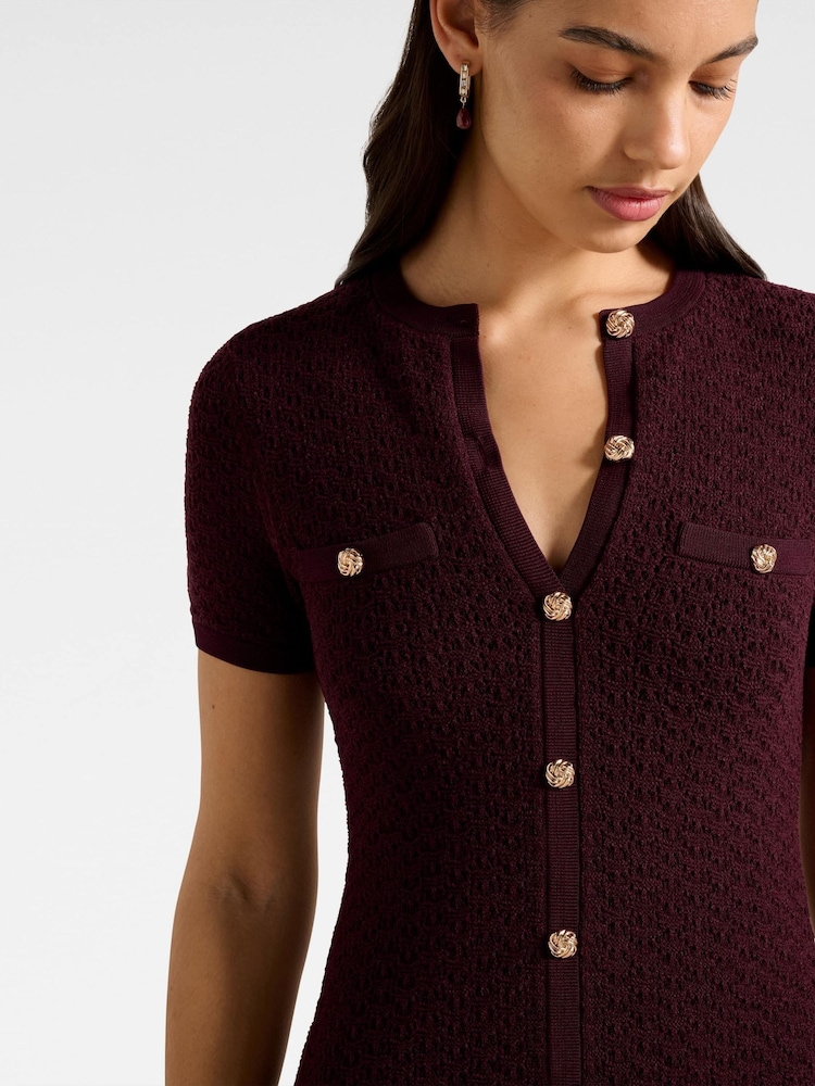 knitted sweater dress women Brown Sugar Smiles Knit Sweater Dress XS / iced mocha main image 0
