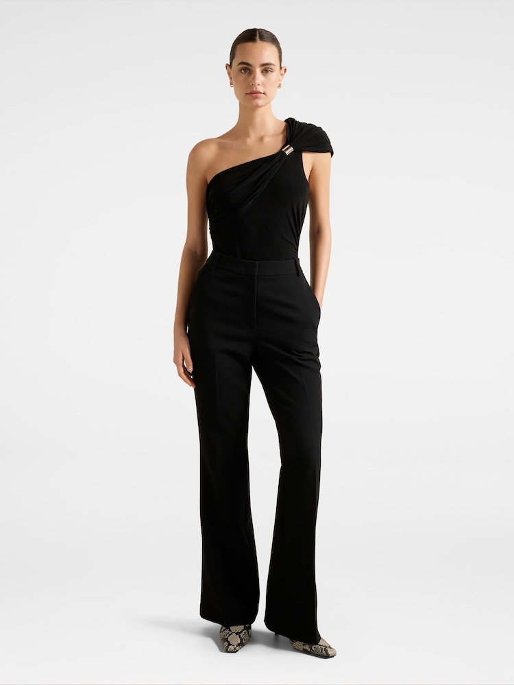 Forever New Black Robyn Hardware One Shoulder Top - Image 5 of 5 Forever New Black Robyn Hardware One Shoulder Top - Image 5 of 5