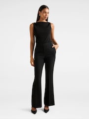 Forever New Black Cleo Hardware Detail Cowl Neck Top - Image 5 of 5