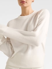 Forever New White Natalie Knitted Co-ord Jumper - Image 3 of 5