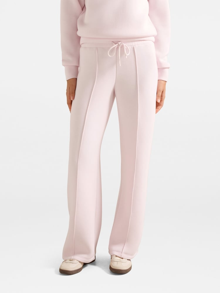 Forever New Pink Tiana Wide Leg Track Trousers - Image 1 of 5
