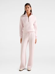 Forever New Pink Tiana Wide Leg Track Trousers - Image 5 of 5