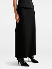 Forever New Black Drew Low Waist Column Skirt - Image 4 of 5