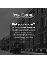 Swan Stainless steel 30L Square Sensor Bin - Image 8 of 9