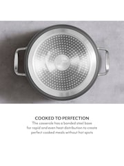 Sur La Table Grey Hard Anodised 24cm Casserole Pan - Image 5 of 9