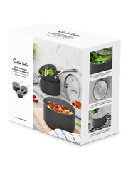 Sur La Table Grey Hard Anodised Saucepan 3 Piece Set - Image 9 of 9