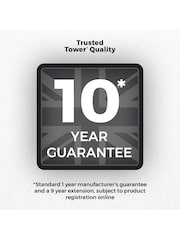 Tower Forest Green 60L 3 Compartments Pedal Bin - Image 7 of 8