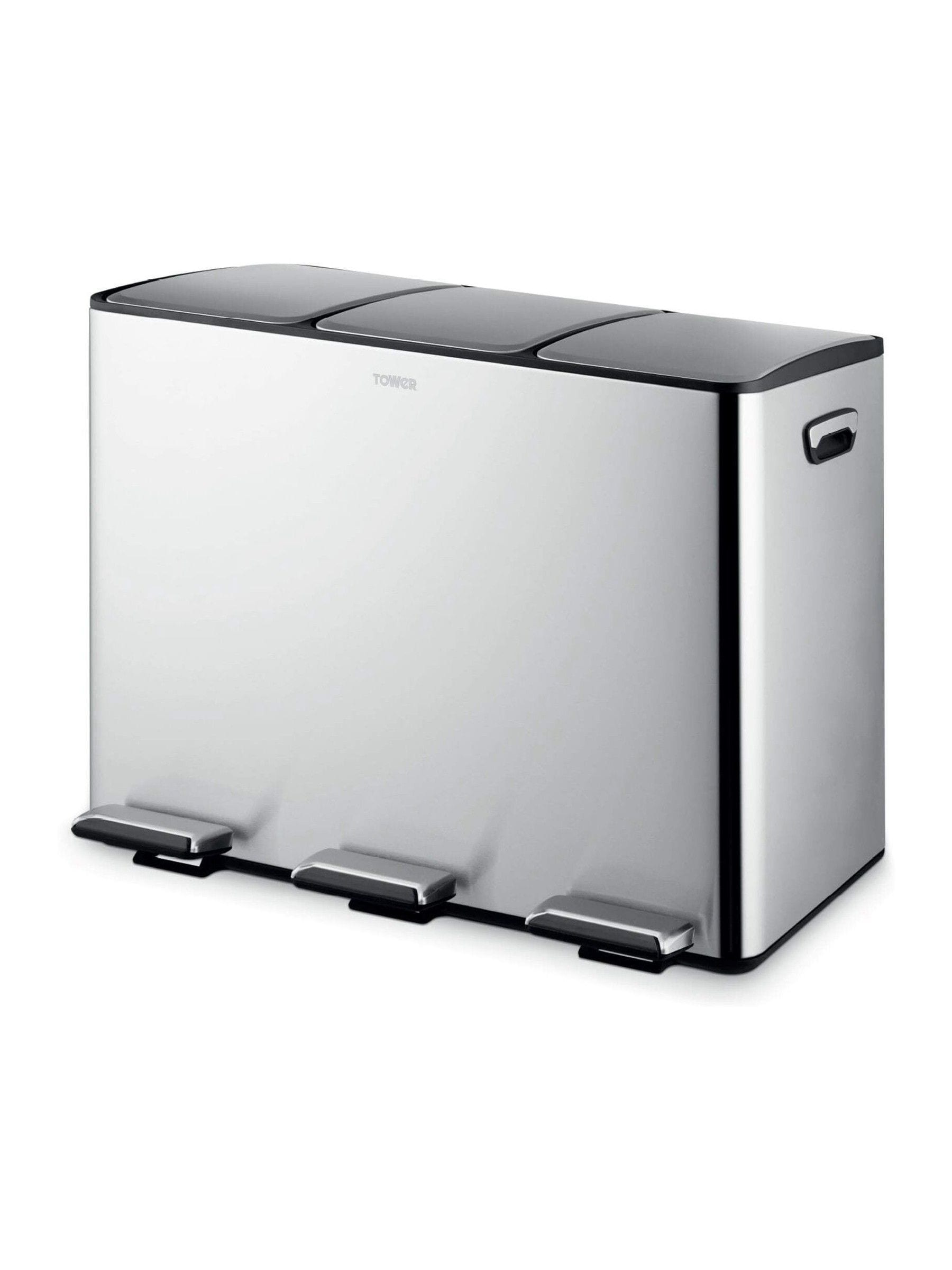Tower Unisex Silver 45L Recycling Pedal B In - Image 9