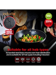 Tower Black Smart Start Ultra Forged 28cm Wok - Image 6 of 11