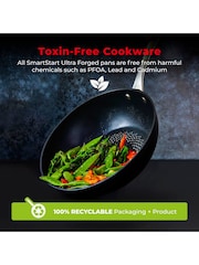 Tower Black Smart Start Ultra Forged 28cm Wok - Image 7 of 11