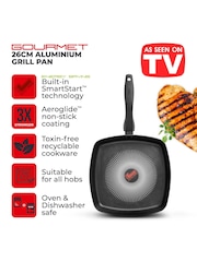 Tower Black Smart Start Gourmet 26cm Grill Pan - Image 2 of 12
