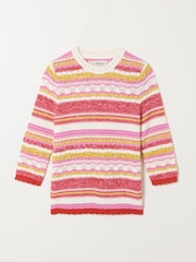 FatFace Rosalie Stripe Knitted Jumper - Image 6 of 6
