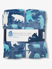 Polar Bears Adult Hooded Fleece Jumpsuit - Image 6 of 6
